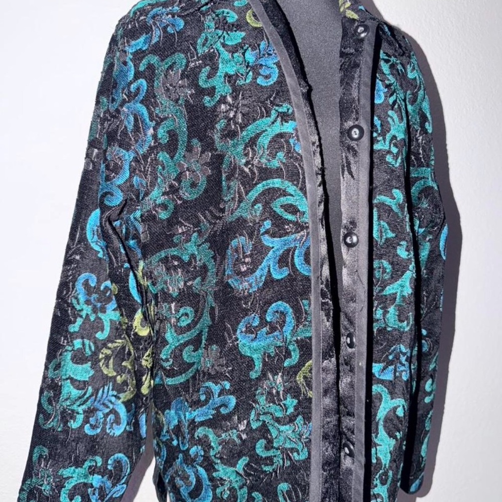 Black and Blue Patterned Jacket